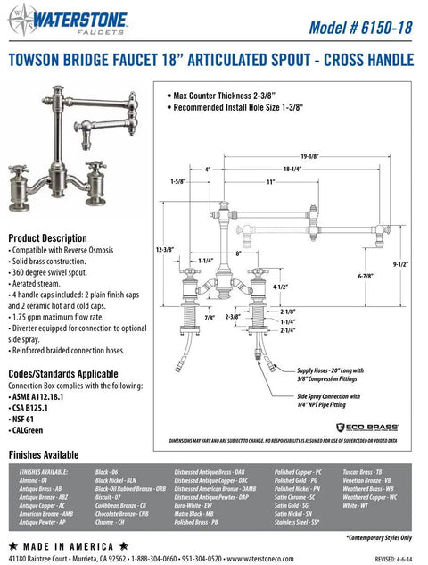 No Fuss Vintage Bridge Faucet With Smooth 18 Inch Articulated Spout And Classic Cross Handles Top Tier Premium Matte Antique Copper Finish heavy-duty specifications.