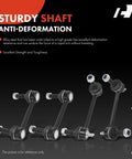 Beefed-Up Set Of 4 Front And Rear Sway Bar Links Kit For Jeep Grand Cherokee 2011-2015 And Dodge Durango 2011-2015 shown
