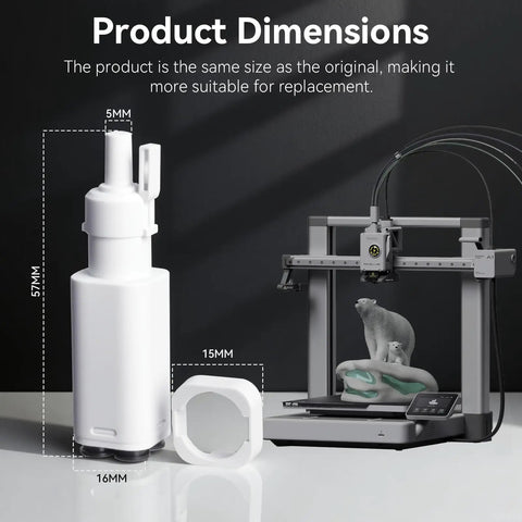 5 Way Filament Hub For Auto Switching And Multi Color Printing Compatible With Bambu Lab A1 And A1 Mini dimensions