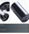 124 149 Uf Round CD60 Motor Start Capacitor 165 Vac Plus Or Minus 20 Percent For 50 60 Hz AC Motors image showing terminals
