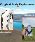 Bottom Shell Replacement For DJI Mini 3 Drone Body Frame Cover before and after installation outdoors