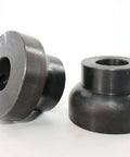 Anti Rust Standard Tank Bead Roller Dies Set For Automotive Sheet Metal 22mm Shaft Compatible, shown in black steel.