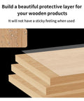 Dead Solid Pure Tung Oil, 100 Percent Natural Wood Finish, Food Grade Nontoxic Drying Oil For Furniture Polish And Cutting Board Care, Real Deal Top Shelf Protection on wooden surfaces with moisture beads.