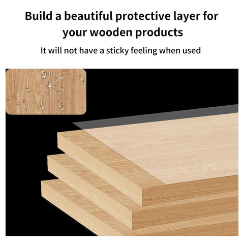 Dead Solid Pure Tung Oil, 100 Percent Natural Wood Finish, Food Grade Nontoxic Drying Oil For Furniture Polish And Cutting Board Care, Real Deal Top Shelf Protection on wooden surfaces with moisture beads.