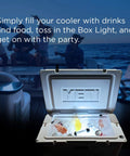 Cooler Box Light Waterproof Rechargeable LED For Outdoor Use Fits Yeti RTIC Orca And Other Top Coolers USB C Powered