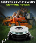 Beefed Up PTO Clutch Billet Pulley GT3.5 Clutch With 20A PTO Switch 483957 for smooth performance on TigerCat TigerCub TurfTiger mowers