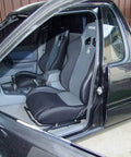 Car interior showing DIY Friendly Door Trim Seal Rubber With Oversize Bulb 43/64 Inch Diameter installed around door frame