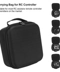 Remote Controller Storage Bag For Drones And RC Gear Durable Nylon EVA Case With Quick Access Zipper Flip Cover And Upper Pocket