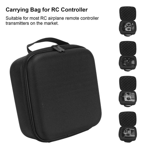 Remote Controller Storage Bag For Drones And RC Gear Durable Nylon EVA Case With Quick Access Zipper Flip Cover And Upper Pocket