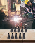 10 Pack Flux Airless Nozzles For MIG Welders 100L Pro 100L Pro 175L KP1939-1 displayed in a workshop setting