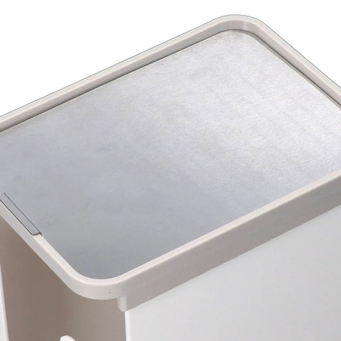 Top view of removable metal freezer plate from Big Capacity Breast Milk Storage Containers With First In First Out System.