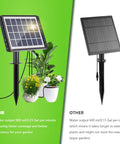 49Ft Solar Drip Irrigation System No Fuss Auto Watering Kit For 15 Pots Solar Powered Plant Watering With 25 Timer Modes