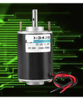 High Torque DC Gear Motor 12V 24V 3500-7000 RPM 30W Reversing Wiring Worm Drive Adjustable Speed Micro Turbine Gearbox