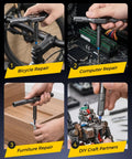 Ratcheting Screwdriver Set With 71 In 1 Magnetic Bits, S2 Steel used for bicycle, computer, furniture and DIY robot assembly.