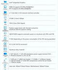 Killer Intel N100 Fanless Mini PC With Dual 2.5GbE I226 Ports For No Sweat Firewall Routing And Home Lab Builds, 8GB Ram 128GB SSD specifications sheet.
