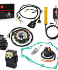 Complete Wiring Harness Stator Ignition Coil CDI Igniter Relay Rectifier Kit OEM Compatible for Sportrax 400 TRX400EX