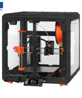 Beefed Up Modular Enclosure For MK4 And MK3 3D Printers With High Temperature Printing Capability inside secured black frame