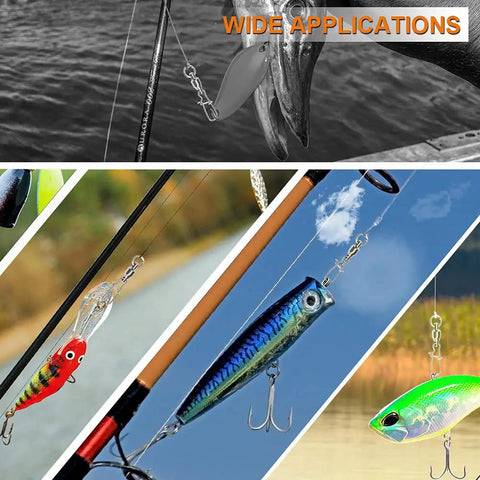 Beefed Up High Strength Fishing Swivels Set Stainless Steel Tackle Snaps Locking Connectors For Saltwater Lures, Heavy Duty Snap Swivels, 25 Count, 27 Lb Capacity, Corrosion Resistant Gear For Freshwater And Saltwater on fishing lures