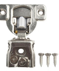 Soft Close Cabinet Hinges With Built In Damper 6-Way Adjustable Concealed Hinge For Overlay Kitchen Cabinets Heavy Duty Stainless Steel 1-1/4 Inch Silver Finish with screws