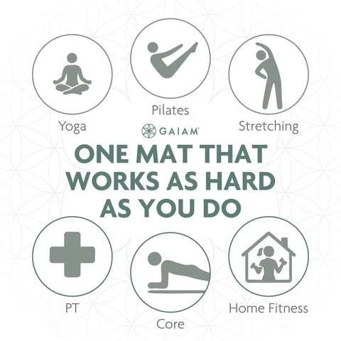 Killer 10mm Thick Yoga Mat With Big Time Cushioning Plush NBR Foam for Yoga, Pilates, and Home Fitness workouts.