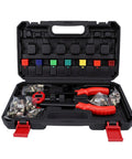 Pro 13 Inch Carbon Steel Hand Rivet Nut Tool Kit With Wrench For Setting Rivnuts In Furniture Car Auto Marine Industrial Jobs The Ultimate Heavy Duty Installer For Pros And DIYers Acing Any Metal Or Plastic Sheet Job, case open