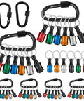 1/4 Inch Hex Shank Bit Holder Keychain for drill bits, colorful aluminum alloy, quick change with belt clip
