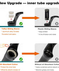 Fat Tire Bike Fork With Air Suspension inner tube upgrade featuring sliding sleeves and shock absorbers for improved performance.