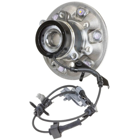 Dead Nuts Fit Front Right Wheel Bearing And Hub Assembly With Abs Cable For 2004 To 2012 Chevrolet Colorado Gmc Canyon Isuzu I350 I370 4 Wheel Drive, showing detailed wheel hub assembly with ABS cable.