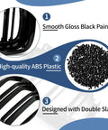 Gloss Black Front Kidney Grille For 2012 Through 2018 3 Series F30 F31 Double Slats Replacement material details
