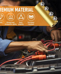 Mechanic using Five Piece Four Hole 6 AWG 80A Brass Wire Splice Connectors Kit For Automotive And Home Electrical Projects