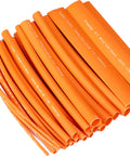 All In One Heat Shrink Tubing Kit With 3 To 1 Shrink Ratio, Adhesive Lined, Orange, Six Diameters From One Sixteenth To One Half Inch, Two Feet Per Size, DIY Ready For Wiring, Automotive And Marine Electrical Repairs displayed.