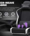 Ergonomic Gaming Chair With Footrest And Lumbar Support Boss Level Comfort In High Back Recliner 350 Lb Capacity Height Adjustable