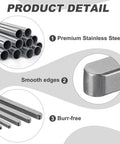 20 Pcs Round Ended Feather Keys 40x10x8 Millimeter Carbon Steel Drive Shaft Parallel Keys Keyway Stock Assortment For Mechanical Fasteners Industry For Industrial Use, premium stainless steel, smooth edges, burr-free