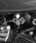 Suzuki LT 80 Fuel Petcock Vacuum Operated Gas Valve Switch Pump For ATV Quad 1987 2006 Replacement Part installed on ATV engine