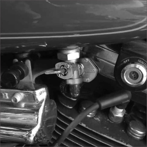 Suzuki LT 80 Fuel Petcock Vacuum Operated Gas Valve Switch Pump For ATV Quad 1987 2006 Replacement Part installed on ATV engine