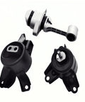 Silent Ride Upgrade Rock Solid Bulletproof Vibration Swap Engine Motor Transmission Mount Set Direct Bolt On Replacement for 2011 2017 Hyundai Kia parts in black and silver
