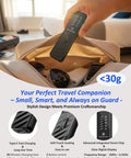 Privacy Pen Hidden Camera Detector With 4 In 1 Spy Camera Finder GPS Tracker Detector Anti Theft Alarm 6 Level Sensitivity 168 Hour Battery Life For Travel Hotel Home Car Office in hand, 30g compact black design