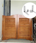 Heavy Duty Stainless Steel Hidden Door Pivot Hinges For No Fuss Smooth Operation And Versatile Bookcase Doors 1 Pair Veemoon Hidden Door Hinge System With Rust Resistant Construction And Soft Close Capability installed on wooden doors.