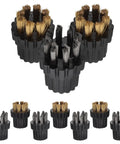 Ten Piece Steam Cleaner Brush Head Replacement Kit Featuring Heavy Duty Copper And Steel Bristles For Slick Groove Scrubbing.