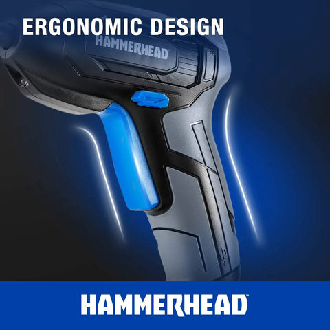 Lightweight 4V Cordless Screwdriver With 9 Bit Set Micro USB Charging Ergonomic Rubber Grip
