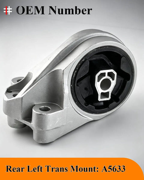Beefed Up Engine And Transmission Mount Kit For 2010 2011 Through 2017 Captiva Equinox Terrain 2 4L Rear left trans mount A5633 detail.
