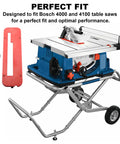 Red Metal Throat Plate Dado Insert Replacement For 4100, 4100XC And 4000 Series Table Saws Stacked Dado Blade Compatibility