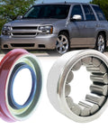 Rear Left And Right Axle Wheel Bearing And Seal Kit For Chevy Blazer Silverado Suburban 1500 And GMC Hummer Isuzu Saab Pickup Trucks, Premium Heavy Duty Replacement With Durable Bearings And Seals For Long Lasting Performance