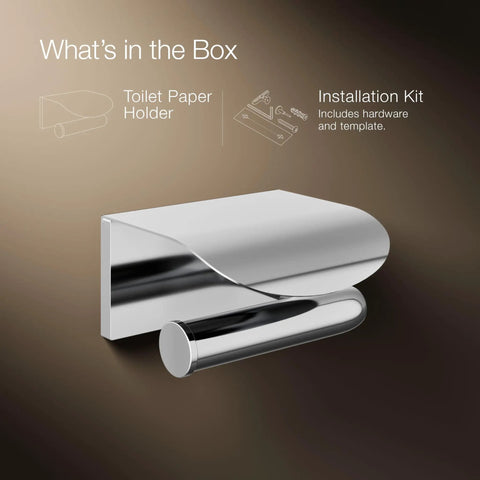 Vertical Toilet Paper Holder From Avid Collection Easy Quick Change Design For Fast Toilet Paper Replacements wall mount shown