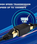 3 Pack Ethernet Coupler Set With Premium Gold Plated RJ45 Connectors, Female To Female Extenders For Cat7 Cat6 Cat5 And Cat5e Cables, Plug And Play No Tools Needed, Extends Network Up To 328 Feet With Stable High Speed Link, black