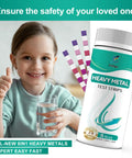 Straight To The Point Heavy Metal Water Test Strips For Kitchen Faucet And Well Checks Plus Nickel Lead Copper Arsenic Detection Kit Including Seventy Five Hella Precise Paper Analyzers For Nailed It Household Safety Results, child holding water glass next to test strips.