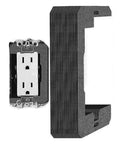 Outlet Spacers and Wall Plate Shims 20 Piece Iron Set for Fixing Wobbly Receptacles in Home and Office Black Finish Easy Install for Professional Look and Safer Electrical Installations by Securly, showing black finish and iron construction.