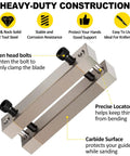 Hardened File Guide With Carbide Surface For Knife Making A Beefy Knife Maker Tool With Allen Bolts And Locator Pin For Precise Control