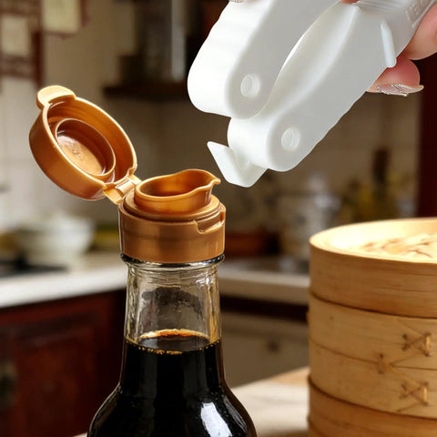 Six Pack Plastic Bottle Cap Opener Set 3 In 1 Gripper Tool for Arthritic Hands opening brown sauce bottle