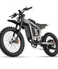 Heavy Duty Kickass 9000W Peak Motor Electric Dirt Bike with rugged tires and battery, perfect for off road adventures.